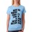 Women's Cotton Biowash Graphic Printed Half Sleeve T-Shirt - Teacher
