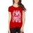 Women's Cotton Biowash Graphic Printed Half Sleeve T-Shirt - Team Arrow 