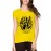 Women's Cotton Biowash Graphic Printed Half Sleeve T-Shirt - Team Of Money