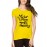 Women's Cotton Biowash Graphic Printed Half Sleeve T-Shirt - The Best Revenge