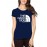 Women's Cotton Biowash Graphic Printed Half Sleeve T-Shirt - The Dark Side
