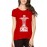 Women's Cotton Biowash Graphic Printed Half Sleeve T-Shirt - The Game Is Chess