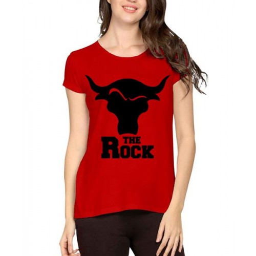 WWE The Rock Graphic Printed T-shirt