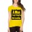 Women's Cotton Biowash Graphic Printed Half Sleeve T-Shirt - The True Measure 