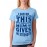Women's Cotton Biowash Graphic Printed Half Sleeve T-Shirt - This Gives Him Strength