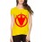 Women's Cotton Biowash Graphic Printed Half Sleeve T-Shirt - Thunder