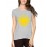 Women's Cotton Biowash Graphic Printed Half Sleeve T-Shirt - Thunder Super