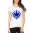 Women's Cotton Biowash Graphic Printed Half Sleeve T-Shirt - Thunder Super