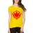 Women's Cotton Biowash Graphic Printed Half Sleeve T-Shirt - Thunder Super