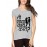 Women's Cotton Biowash Graphic Printed Half Sleeve T-Shirt - Ti Sadhya Kai Karte