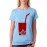 Women's Cotton Biowash Graphic Printed Half Sleeve T-Shirt - Tiv Tivy Mix