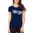 Women's Cotton Biowash Graphic Printed Half Sleeve T-Shirt - To Turn It Off On