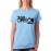 Women's Cotton Biowash Graphic Printed Half Sleeve T-Shirt - To Turn It Off On