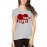 Women's Cotton Biowash Graphic Printed Half Sleeve T-Shirt - Together Forever