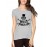 Women's Cotton Biowash Graphic Printed Half Sleeve T-Shirt - Walking In A Winter