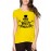 Women's Cotton Biowash Graphic Printed Half Sleeve T-Shirt - Walking In A Winter