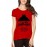 Women's Cotton Biowash Graphic Printed Half Sleeve T-Shirt - Wander Are Lost