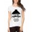 Women's Cotton Biowash Graphic Printed Half Sleeve T-Shirt - Wander Are Lost