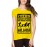 Women's Cotton Biowash Graphic Printed Half Sleeve T-Shirt - Warning Separation Anxiety