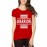 Women's Cotton Biowash Graphic Printed Half Sleeve T-Shirt - Warrior