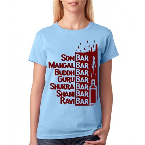 Days Of The Week Graphic Printed T-shirt