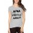 Women's Cotton Biowash Graphic Printed Half Sleeve T-Shirt - Weekend Ayega