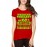 Women's Cotton Biowash Graphic Printed Half Sleeve T-Shirt - Weekend Forecast Camping