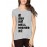 Women's Cotton Biowash Graphic Printed Half Sleeve T-Shirt - Well Wisher Aahe