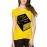 Women's Cotton Biowash Graphic Printed Half Sleeve T-Shirt - What Gonna Say Book