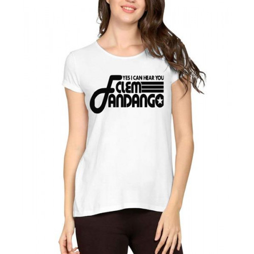 Yes I Can Hear You Clem Fandango Graphic Printed T-shirt