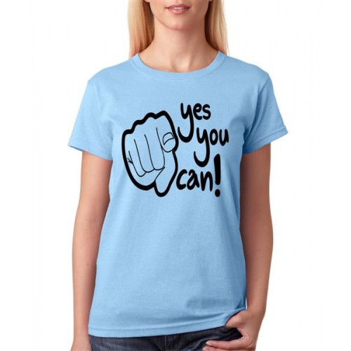 Yes You Can Graphic Printed T-shirt