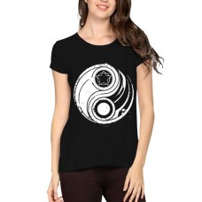 Yin Yang Graphic Printed T-shirt
