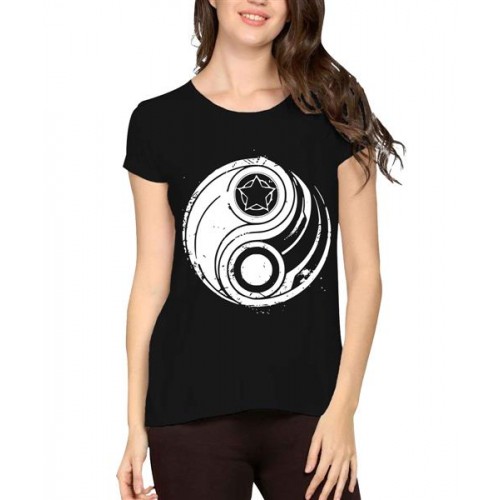Yin Yang Graphic Printed T-shirt