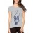Women's Cotton Biowash Graphic Printed Half Sleeve T-Shirt - Yo Guitar