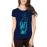 Women's Cotton Biowash Graphic Printed Half Sleeve T-Shirt - Yo Guitar