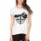 Women's Cotton Biowash Graphic Printed Half Sleeve T-Shirt - You Are On Target