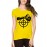 Women's Cotton Biowash Graphic Printed Half Sleeve T-Shirt - You Are On Target