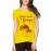 Women's Cotton Biowash Graphic Printed Half Sleeve T-Shirt - You Are Such A Fungi