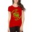 Women's Cotton Biowash Graphic Printed Half Sleeve T-Shirt - You Are What You Eat